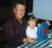 photo - my father and great-granddaughter Heater